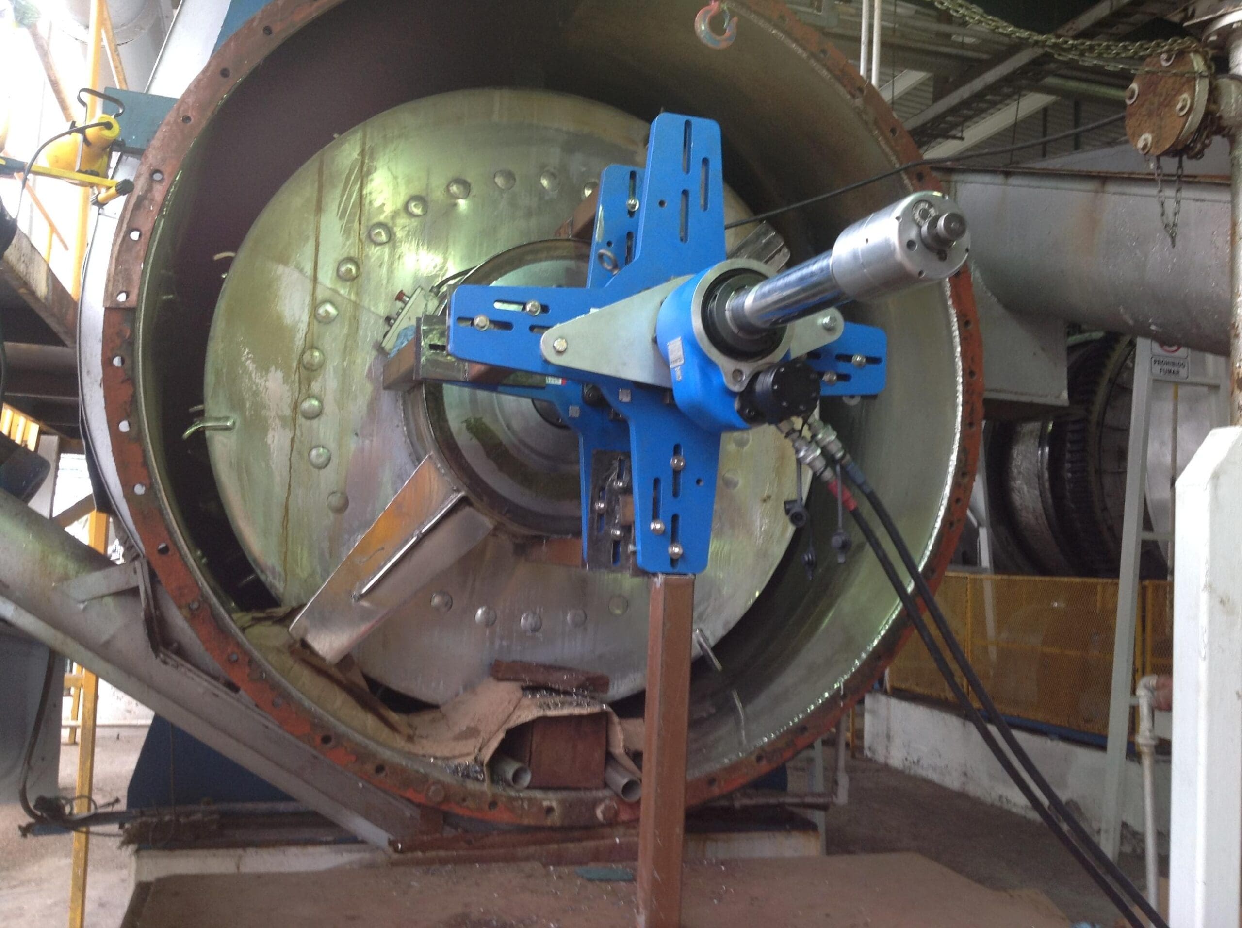 CLIMAX BB6100 Langlochbohrmaschine, Dampftrommel