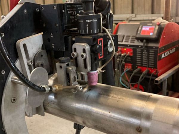 AXXAIR SATO-170 – Inline-Schweißen dünner Rohre