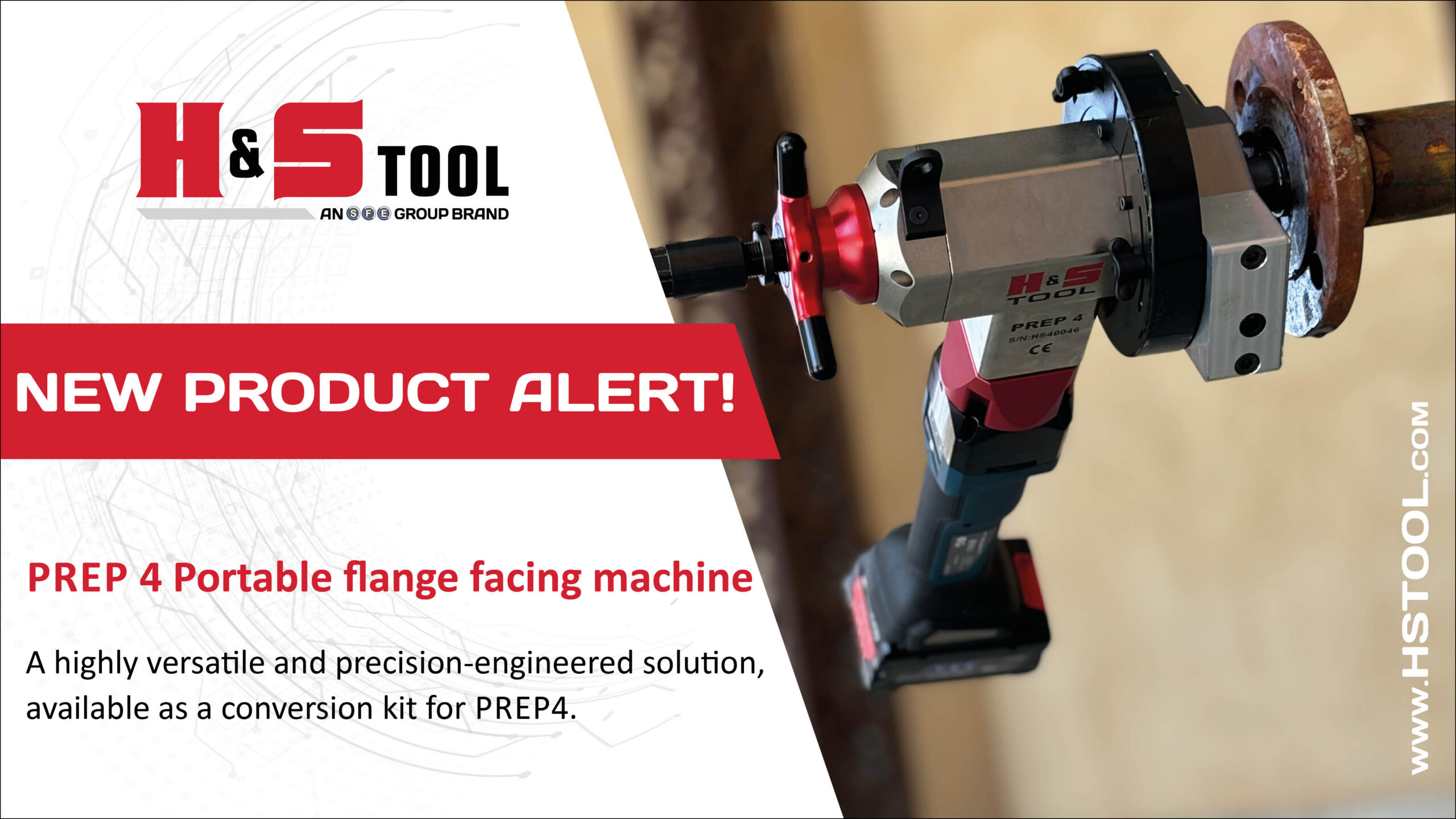New H&S TOOL PREP 4 Flange Facing Machine Now Available for Rent!